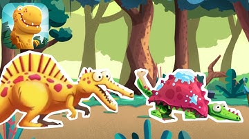 Max Level Frosty and Spino Only | Dino Bash - Gameplay Walkthrough Part 36