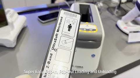 Quick Look for the Zebra ZD510 Wristband Printer in Action at HIMSS 2024 | Zebra