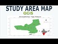 Prepare Study Area Map Easily |QGIS