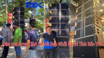 Bàn giao dàn âm thanh array sự kiện đám cưới cao cấp về Ba Tri tỉnh Bến Tre