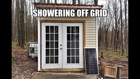 Create Your Own Off-Grid Oasis: DIY Bathhouse for a Refreshing Shower