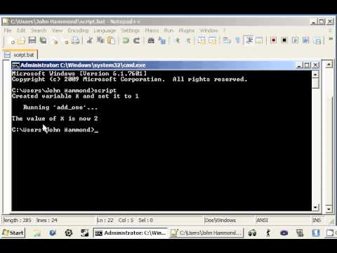 Batch 26 Returning Passed in Variables - YouTube