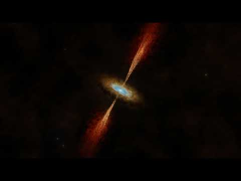 Animation of the disc and jet in the HH 1177 young star