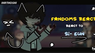 fandoms react to si-eun || weak hero class1 || anime|manwha|kdrama characters react to each other