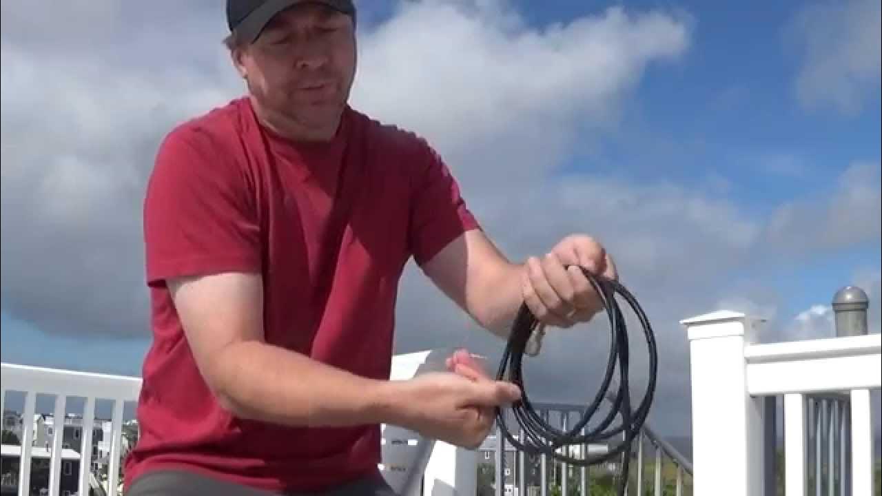 168 How to coil coax, wire, rope, etc. to be free of kinks, twists