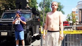 White Supremacist Strips In Terror (VIDEO)