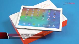 Techtablets.com Video Teclast M30 Review - Budget 4G Dual SIM Android 8 Tablet