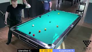 Шагойко С. – Кудряшов А. Roll'n'Draw Pool Club. «9». 14.04.2024. Групповой этап