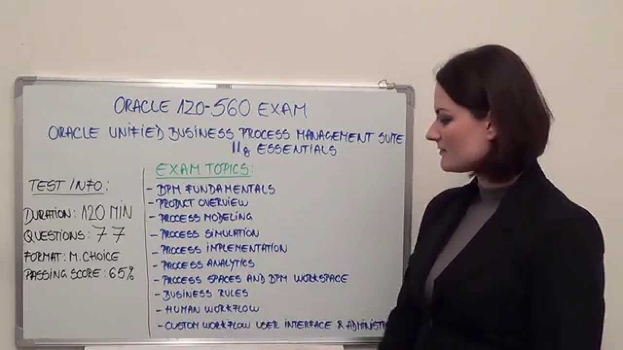 1Z0-560 - Oracle Unified Business Test Process Management Suite 11g Essentials