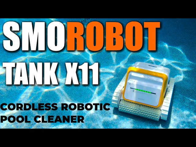 SMOROBOT (2023) Tank X11 Cordless Rechargeable Robotic Pool Cleaner Vacuum  