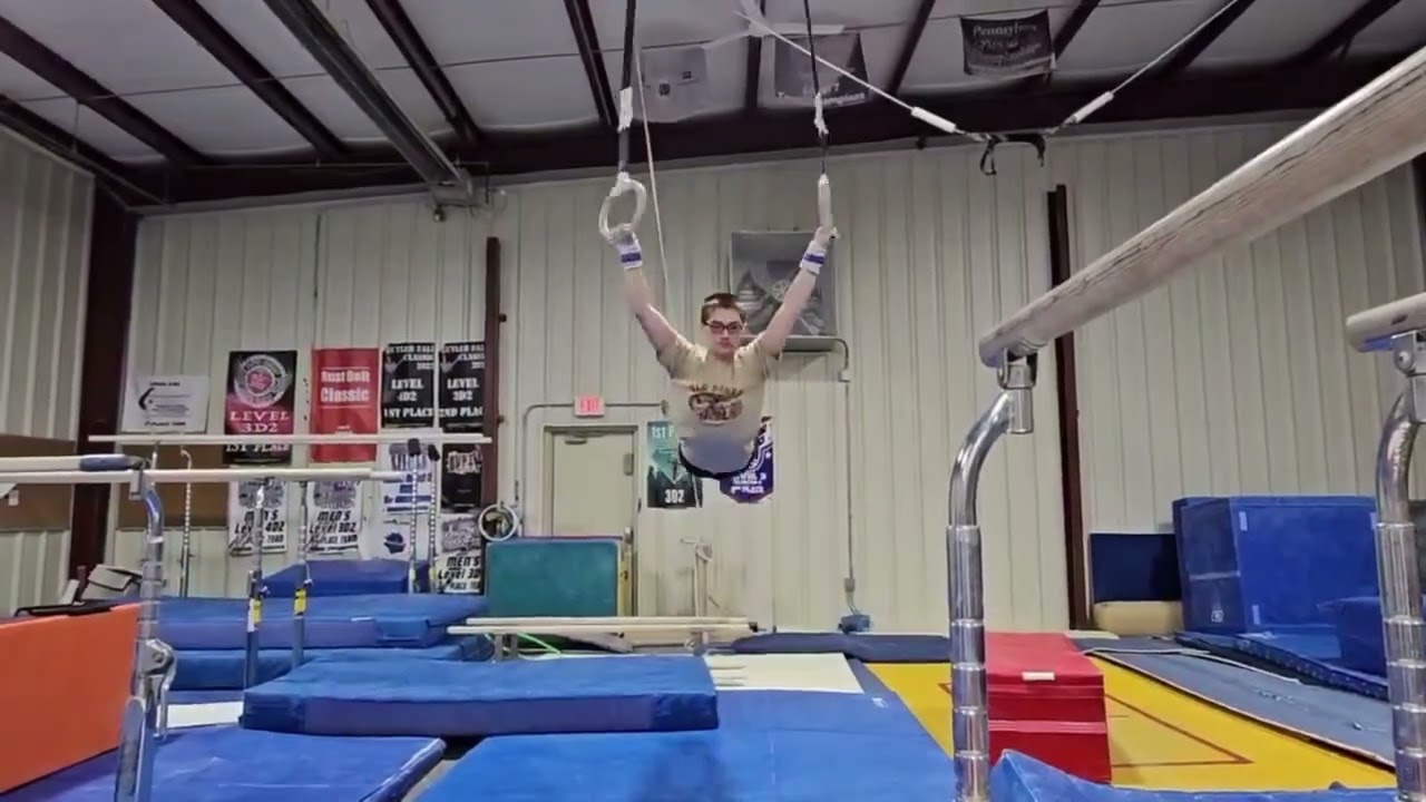 Level 3 Division 1 Still Rings Routine