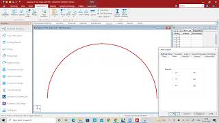 Analysis of Two Hinge Arch subjected to point load by using STAAD Pro
