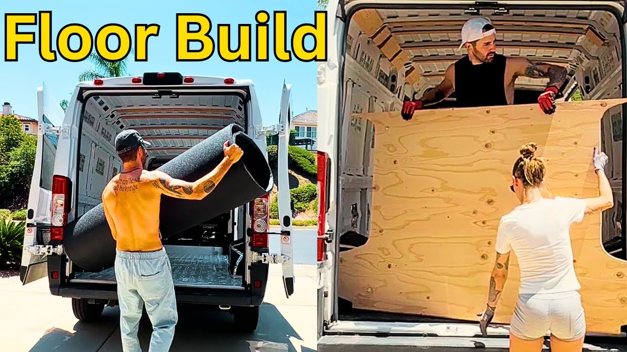 How to Build a Sturdy Van Floor - YouTube