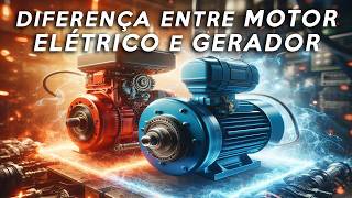 A Diferença entre MOTORES e GERADORES elétricos. Motores vs Geradores - O Que Você Precisa Saber!