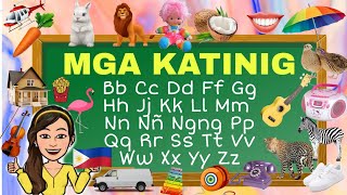 Mga Katinig| Tunog at mga Halimbawa | Unang Hakbang Sa Pagbasa | Alpabetong Filipino