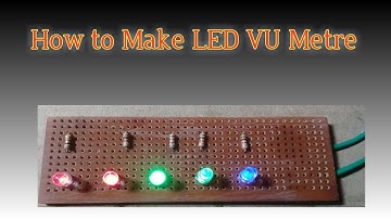 How do make LED VU metre