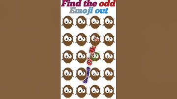 Find The Odd Emoji 🤗 | Memory Test Challenge || part 7 || #shorts #emojichallenge