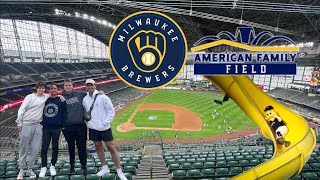 A Barrel of Fun in Milwaukee!! Stadium Vlog #19- Milwaukee Brewers | American Family Field