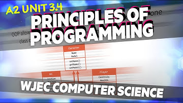 3.4 Principles of Programming | WJEC Computer Science A Level | A2 | Year 13