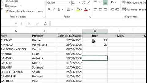 Excel 2013 - Remplissage instantané (FlashFill) -3-