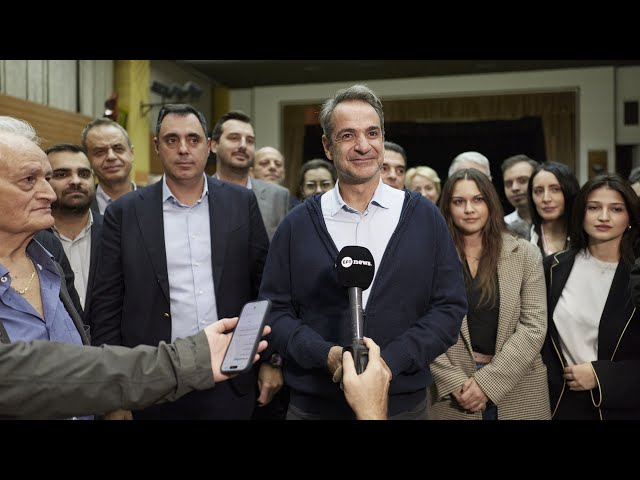 Δήλωση Κυριάκου Μητσοτάκη μετά την ψήφο του στις εσωκομματικές εκλογές της Νέας Δημοκρατίας