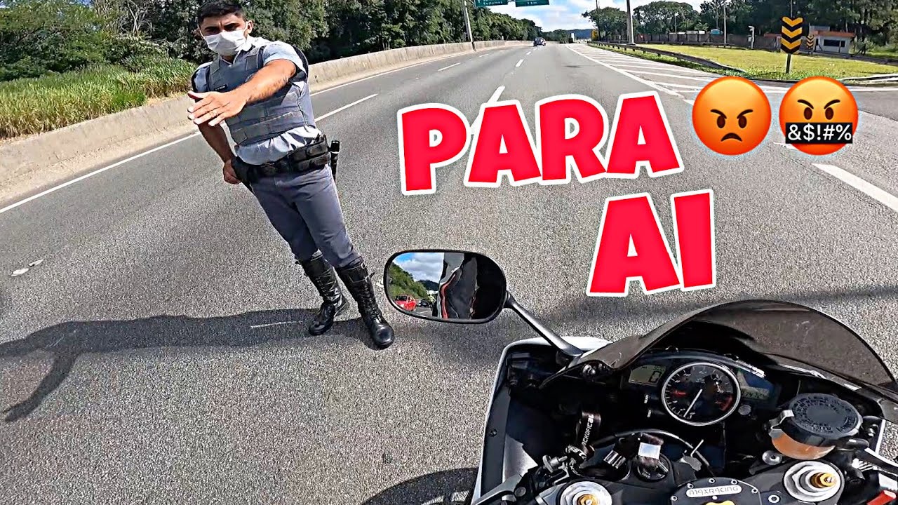 A POLÍCIA ME PAROU DE R6 😅😥
