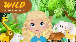 Wild Animals | Learn wild animals names in English | Kids vocabulary | English Educational Video