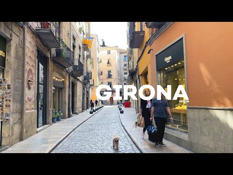 Girona Spain 🇪🇸 4K HDR Walking Tour Gerona Catalonia