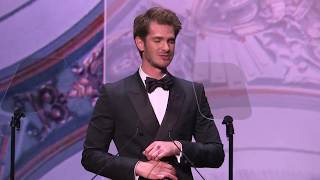 Andrew Garfield wins Best Actor at the Evening Standard Theatre Awards