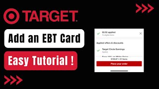 How to Add EBT Card to Target App ! screenshot 2