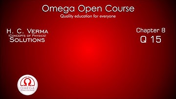 H. C. Verma Solutions - Chapter 8, Question 15