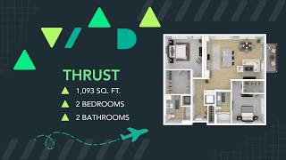 Discover Thrust at AVIADA | West Lafayette 2-Bedroom Apartment Tour
