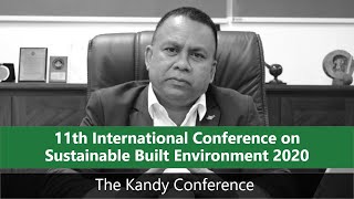 11th International Conference on Sustainable Built Environment 2020 | The Kandy Conference