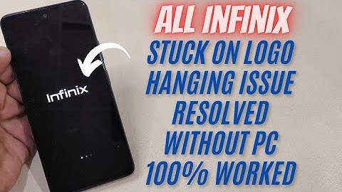 All Infinix Phones Hang on Logo | Flash Without PC | Stuck on Startup Fixed Easily