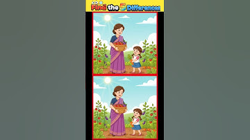 🙄 Can You Find 5 Differences? 🧐 | Spot the Difference Puzzle | 99% Fail! #shorts #riddles