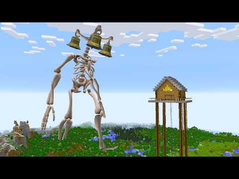 SURVIVING FROM SIREN BELL HEAD in Minecraft - Gameplay