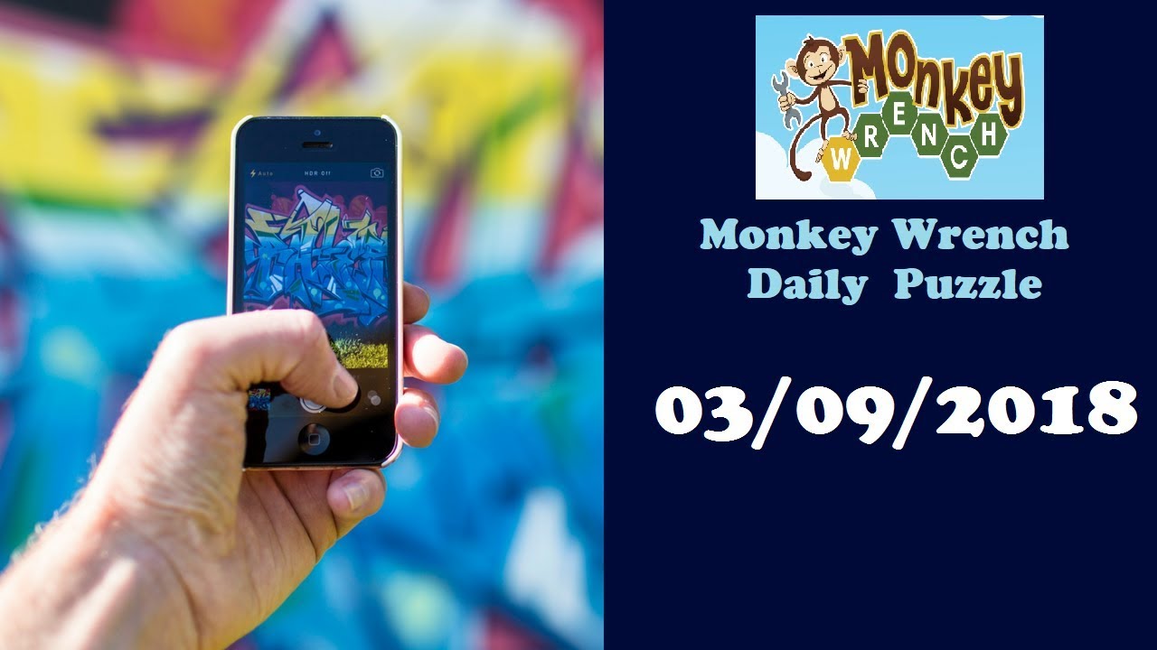 Monkey Wrench Daily Puzzle Answers September 3 2018 YouTube monkey-wrench-daily-puzzle-answers-september-3-2018-youtube