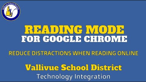Google Chrome Reading Mode