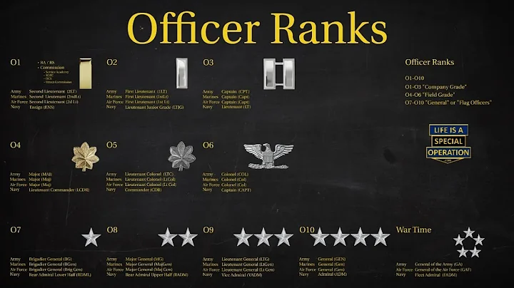 US Military (All Branches) OFFICER RANKS Explained - What is an Officer? - DayDayNews
