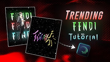 🔥Trending Fendi edit Tutorial in Alight Motion | Full breakdown (+Preset )🚀