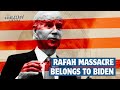 Bidens red line was a lie us sponsored massacre in rafah