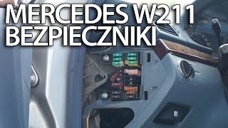 Gdzie Są Bezpieczniki W Mercedes-Benz W211 (Skrzynka Z Bezpiecznikami, Przekaźniki E-Class) - Youtube