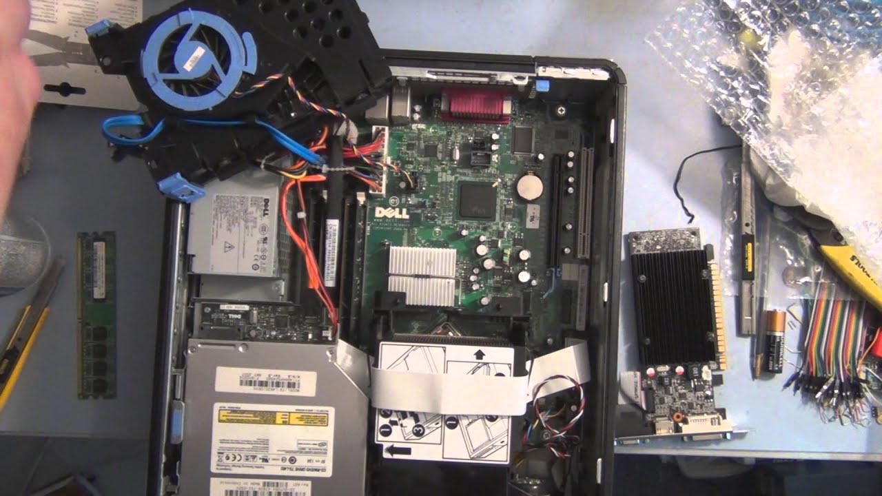 Dell Optiplex 745 Memory and Video Card Installation