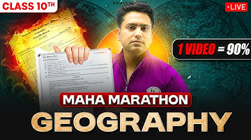 Class 10th SST - Complete Geography In One Shot 🔥| Most Important Questions | Kunal Sir PW