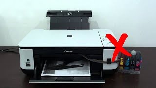 Cambio e instalación de sistema de tinta en Canon MP250 - YouTube