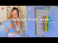 my college final exams week + moving out plans.. & college advice