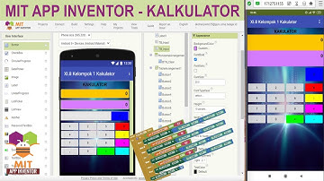 Belajar bersama membuat aplikasi kalkulator dengan MIT APP Inventor