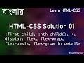 বাংলায় HTML-CSS Knowledge 01 Solution