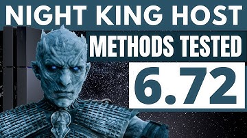 NIGHT KING EXPLOIT | PS4 6.72 JAILBREAK | STABILITY TEST | SNEAK PEAK | DARKMODDER UPDATE