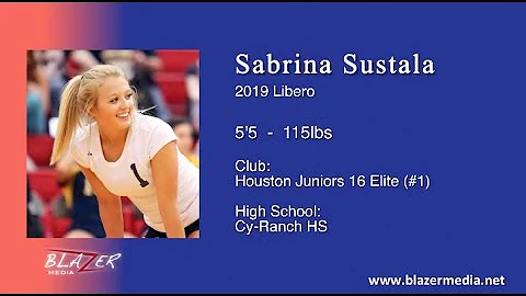 2019 Libero - Sabrina Sustala - Tour of Texas/ Houston Shootout Highlights